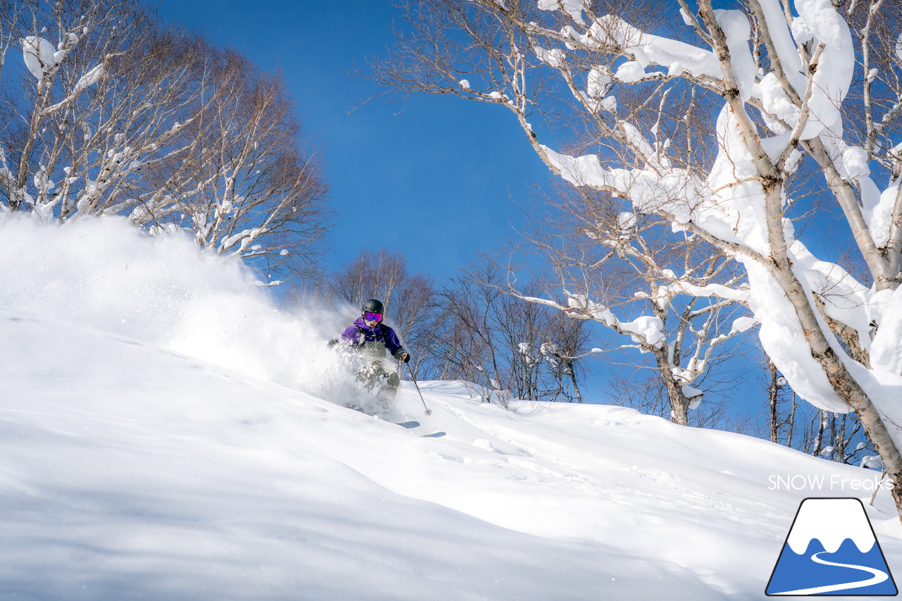 サッポロテイネ｜プロスキーヤー・中西太洋さんが、今季 SNOW Freaks 初登場。コンディション良好なゲレンデ＆パウダーを滑る、そして、撮る！